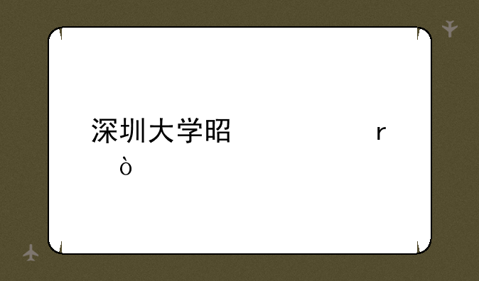 深圳大学是几本？