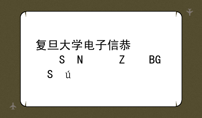复旦大学电子信息考研哪个方向比较好